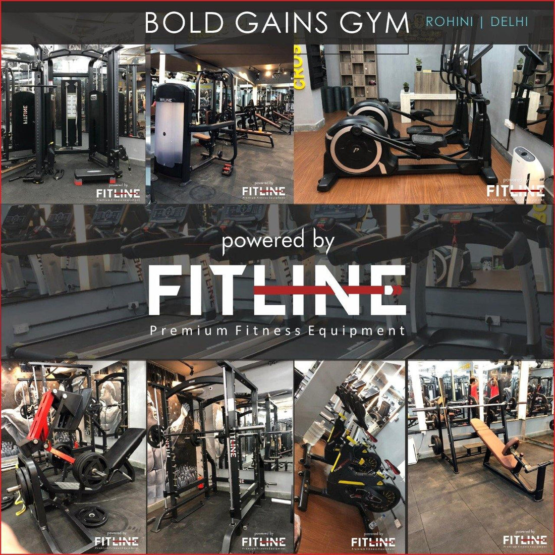 Latest installation by FitLine (BOLD GAINS GYM) - Fitline India
